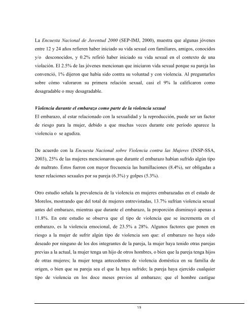 Informe Nacional sobre la Violencia y la Salud en MÃ©xico ...