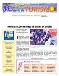 Boletín Informativo 22/04/2010 - Ministerio de Turismo