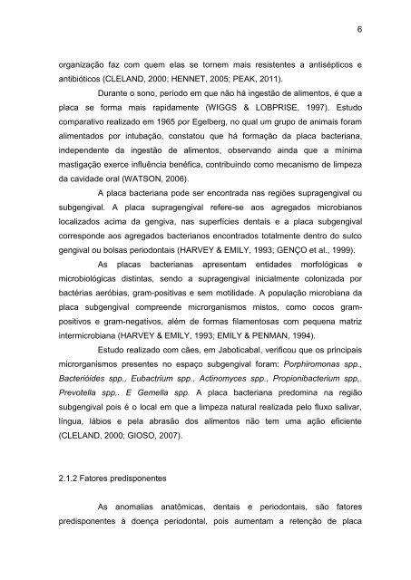 implicaÃ§Ãµes clÃ­nicas da doenÃ§a periodontal em cÃ£es - UFG