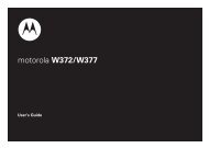 motorola W372/W377 - Virgin Media