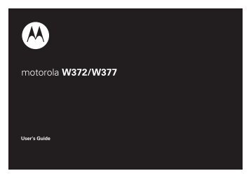 motorola W372/W377 - Virgin Media