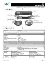 2 Specifications USER'S GUIDE 1 Description