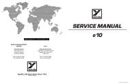 SERVICE MANUAL e10 - Yorkville Sound