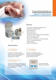 Flaschenwärmer - Heidolph Elektro GmbH & Co. KG