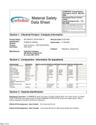 MSDS - Protection Engineering