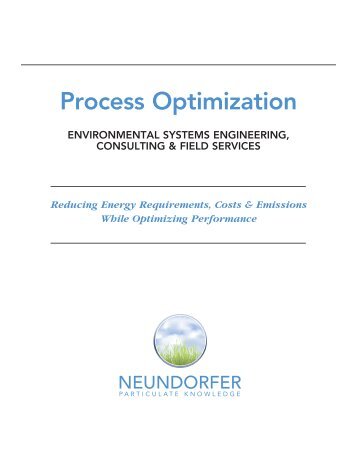 Process Optimization Consulting - Neundorfer, Inc.