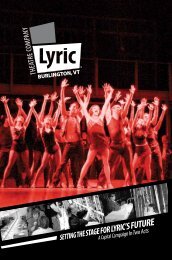 Campaign Booklet - Lyric Theatre Company