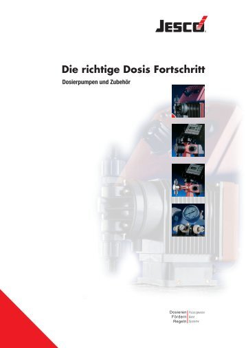 Motor-Membrandosierpumpen - Lutz-Jesco GmbH