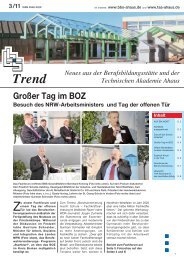 Großer Tag im BOZ - Berufsbildungsstätte Westmünsterland GmbH
