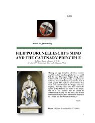 filippo brunelleschi's mind and the catenary principle - Pierre ...