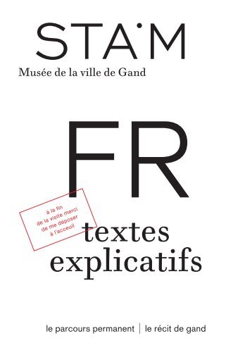 version Française des textes explicatifs à télécharger ici (pdf ... - STAM