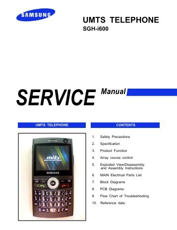 Samsung SGH i600 Service Manual.pdf - Mike Channon