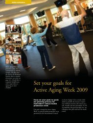 Set your goals for Active Aging Week - International Council on ...