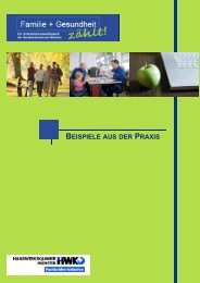 BEISPIELE AUS DER PRAXIS - Aktionsplattform Familie@Beruf.NRW