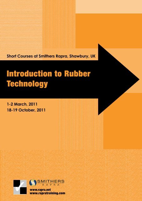 Introduction to Rubber Technology - Smithers Rapra