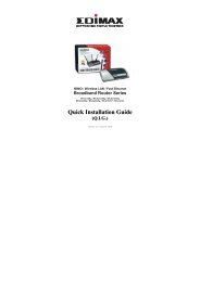 Quick Installation Guide - Edimax