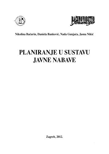 PLANIRANJE U SUSTAVU JAVNE NABAVE