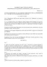 (UNIVERSIT\300 DEGLI STUDI DI GENOVA) - Diras - UniversitÃ  ...