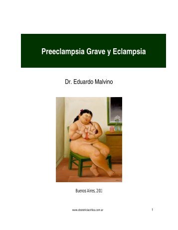 Preeclampsia Grave y Eclampsia - Obstetricia CrÃ­tica