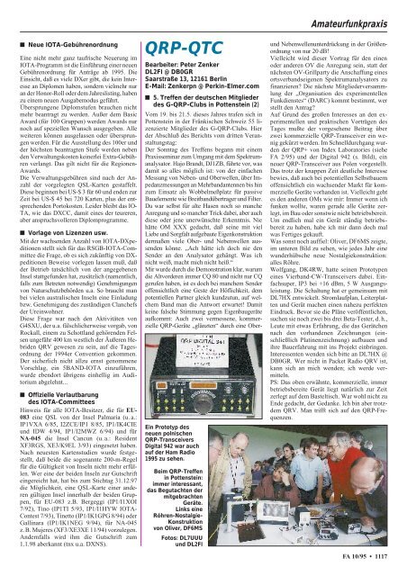 Das Magazin für Funk Elektronik · Computer