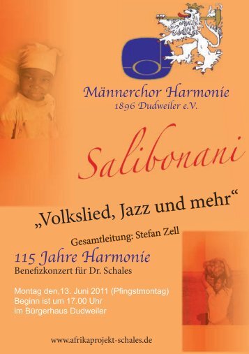 WeekEnd Brass Männerchor Harmonie - Förderverein Afrikaprojekt ...