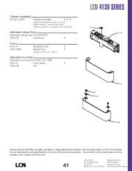 LCN 4130 SERIES - Kleine and Sons, Inc.