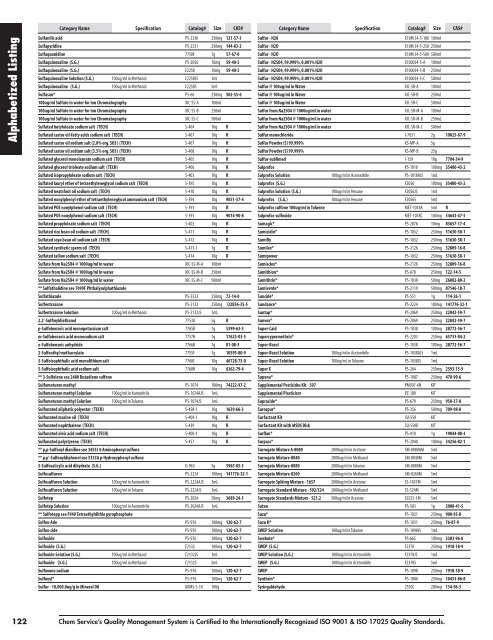 quality standards - Labicom