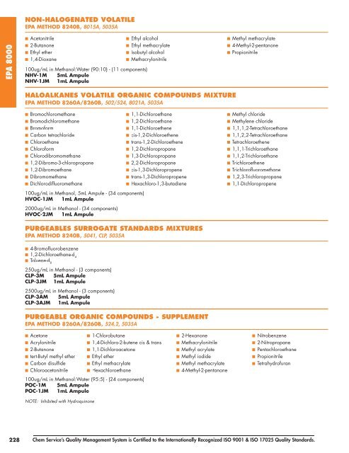 quality standards - Labicom