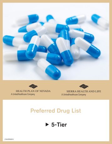 5-Tier Preferred Drug List - Health Plan of Nevada