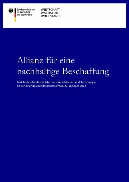 Allianz für eine nachhaltige Beschaffung - DSTGB VIS