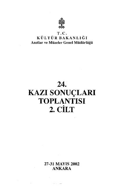 KAZÄ± SONUÃLARI - KÃ¼ltÃ¼r ve Turizm BakanlÄ±ÄÄ±