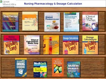 Nursing Pharmacology & Dosage Calculation - Lippincott Williams ...