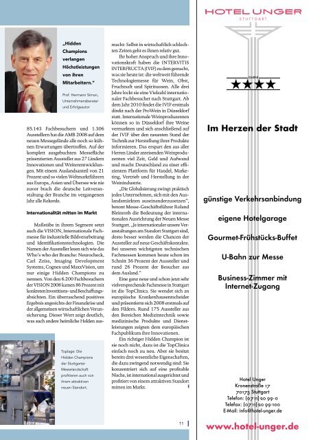 Message Ausgabe 1/2009 (PDF | 6 MB) - Messe Stuttgart
