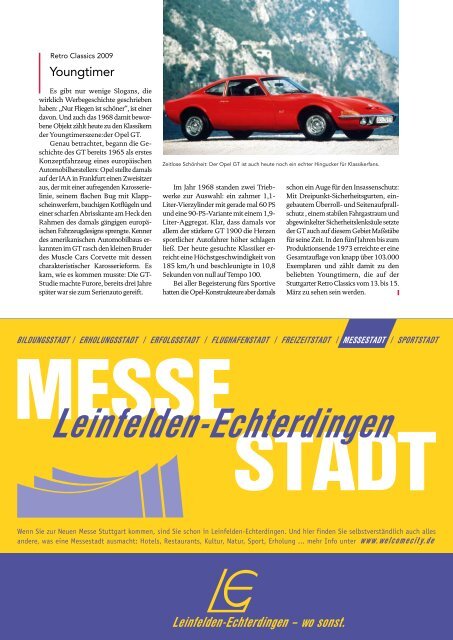 Message Ausgabe 1/2009 (PDF | 6 MB) - Messe Stuttgart