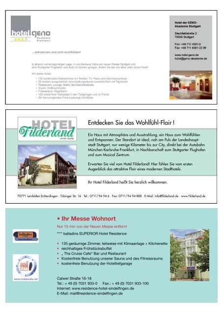 Message Ausgabe 1/2009 (PDF | 6 MB) - Messe Stuttgart