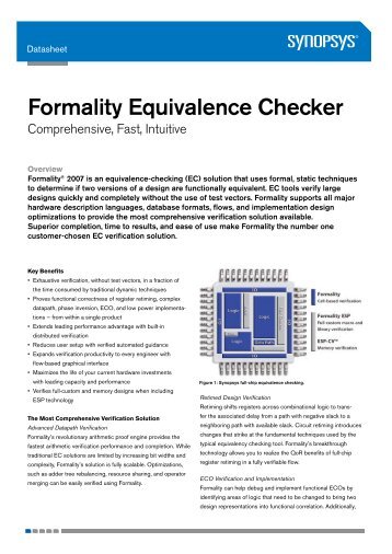 Formality Equivalence Checker - Europractice
