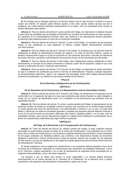 Presupuesto de Egresos de la Federación para el Ejercicio Fiscal ...