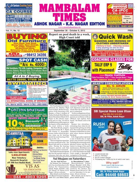 page 1 - MAMBALAM TIMES