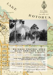 Rotorua Central Area Built Heritage Study Part1-A - Rotorua District ...