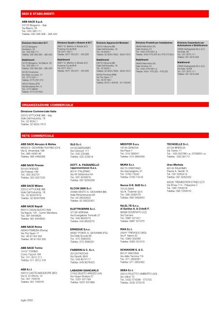 Instruzione di installazione e connessione ( Catalogo tecnico EIB, IT )