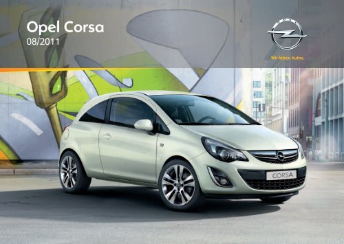 Opel Corsa 2012 â€“ Instrukcja obsÅ‚ugi â€“ Opel Polska