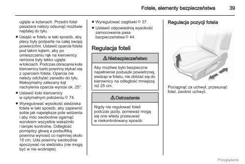 Opel Corsa 2012 â Instrukcja obsÅugi â Opel Polska