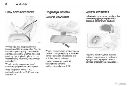 Opel Corsa 2012 â Instrukcja obsÅugi â Opel Polska