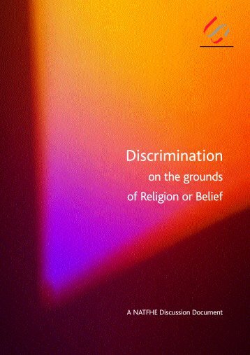 Discrimination on the Grounds of Religion or Belief - UCU