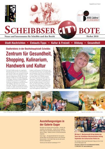 SCHEIBBSER BOTE - Stadtgemeinde Scheibbs