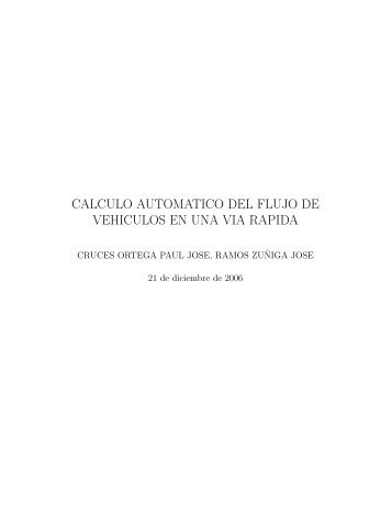 calculo automatico del flujo de vehiculos en una via ... - Wiphala.net