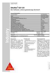 Sikaflex -521 UV - MaxDicht Silikon und Dichtstoffe