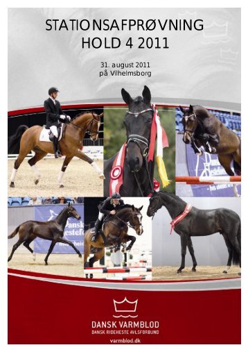 katalog til print hold 4 Vilh 2011 - Dansk Varmblod