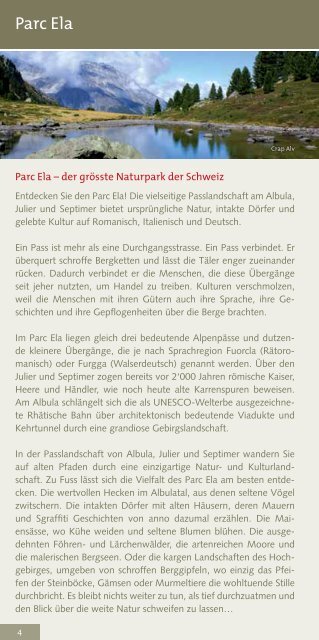 CH - Netzwerk Schweizer Pärke