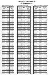 場次表 - 國立中央大學機械工程學系